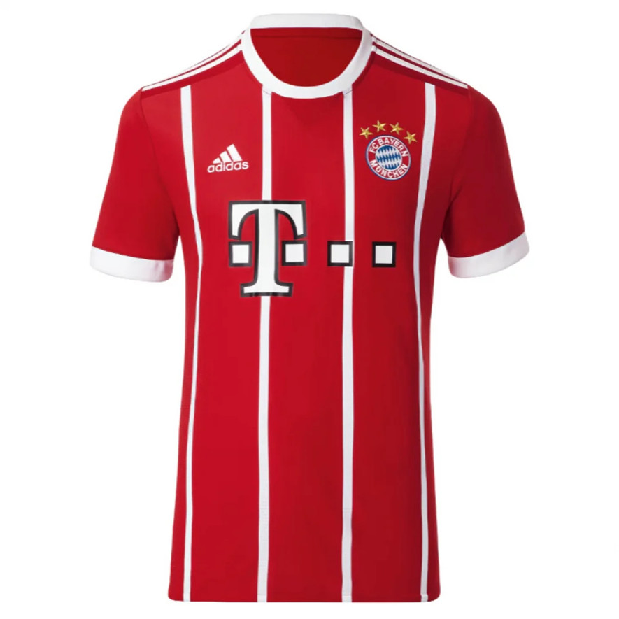 17/18 Bayern Munich Retro Home Shirt Rudy #19